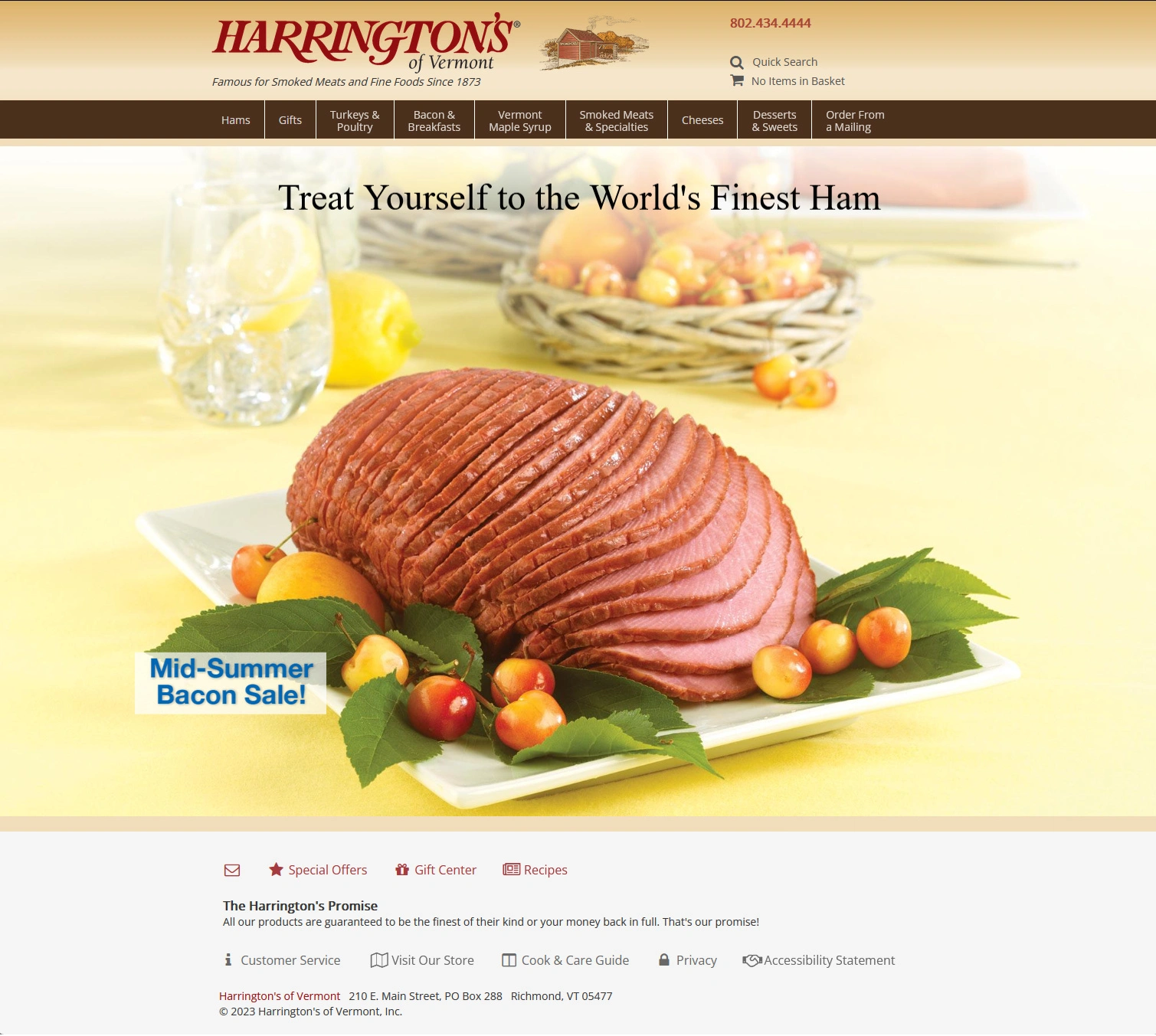 Harrington's of Vermont Sample